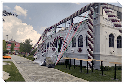 Açılış Organizasyonu Açılış Dekorasyonu Balon Dekorasyon