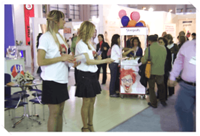 Fuar Organizasyonu stand aktivitesi gösteri ekipleri