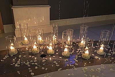 Açılış Mum Dekorasyon Şamdan Dekorasyon