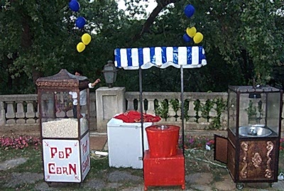 Bayi toplantıları sokak satıcıları pop corn makinesi osmanlı macunu pamuk helva 