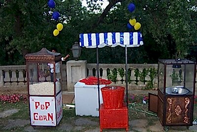 Davet organizasyon Sokak Satıcıları Pop corn Patlamış Mısır Arabası