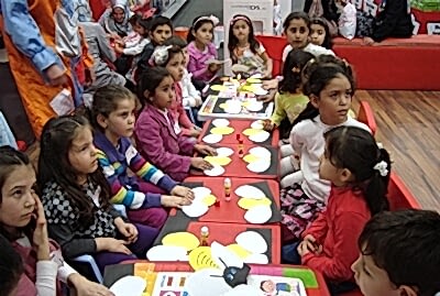 Doğum günü kes katla yapıştır atölyesi