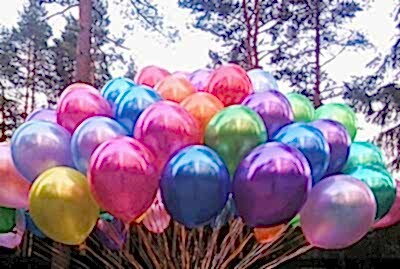 Şirket Pikniği Organizasyonu balon süsleme zincir balon